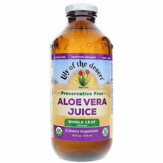 Aloe Vera Juice Whole Leaf Preservative Free, LOD